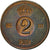 Munten, Zweden, Gustaf VI, 2 Öre, 1961, PR, Bronze, KM:821