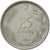 Moneda, Turquía, 25 Kurus, 1960, MBC, Acero inoxidable, KM:892.2