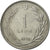 Coin, Turkey, Lira, 1977, EF(40-45), Stainless Steel, KM:889a.2