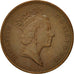 Coin, Great Britain, Elizabeth II, Penny, 1985, EF(40-45), Bronze, KM:935