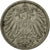 Coin, GERMANY - EMPIRE, Wilhelm II, 5 Pfennig, 1911, Berlin, VF(30-35)