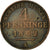 Moneda, Estados alemanes, PRUSSIA, Wilhelm I, 4 Pfennig, 1862, Berlin, BC+