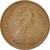 Moneta, Gran Bretagna, Elizabeth II, 1/2 New Penny, 1971, MB+, Bronzo, KM:914
