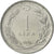 Moneda, Turquía, Lira, 1974, EBC, Acero inoxidable, KM:889a.2
