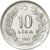 Moneda, Turquía, 10 Lira, 1981, EBC, Aluminio, KM:945