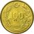 Moneda, Turquía, 100 Lira, 1990, EBC, Aluminio - bronce, KM:988
