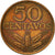 Monnaie, Portugal, 50 Centavos, 1978, TTB, Bronze, KM:596