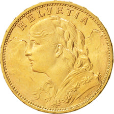 Svizzera, 20 Francs, 1913, Bern, SPL, Oro, KM:35.1