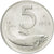 Münze, Italien, 5 Lire, 1955, Rome, SS, Aluminium, KM:92