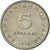 Moneta, Grecia, 5 Drachmai, 1976, BB+, Rame-nichel, KM:118