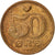 Monnaie, Danemark, Margrethe II, 50 Öre, 1990, Brondby, TTB+, Bronze, KM:866.2