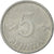 Moneta, Finlandia, 5 Pennia, 1977, AU(50-53), Aluminium, KM:45a