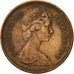 Monnaie, Grande-Bretagne, Elizabeth II, 1/2 New Penny, 1974, TB, Bronze, KM:914