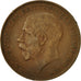 Coin, Great Britain, George V, Penny, 1921, EF(40-45), Bronze, KM:810