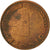 Moneta, Niemcy - RFN, Pfennig, 1950, Karlsruhe, VF(20-25), Miedź platerowana