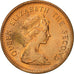 Moneta, Jersey, Elizabeth II, 1/2 New Penny, 1971, EF(40-45), Bronze, KM:29