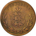 Moneta, Guernsey, 8 Doubles, 1864, Heaton, Birmingham, VF(20-25), Bronze, KM:7