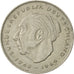 Moneda, ALEMANIA - REPÚBLICA FEDERAL, 2 Mark, 1977, Stuttgart, MBC, Cobre -