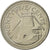 Munten, Barbados, 25 Cents, 1990, Franklin Mint, PR, Copper-nickel, KM:13