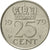 Munten, Nederland, Juliana, 25 Cents, 1979, PR, Nickel, KM:183