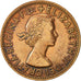 Coin, Great Britain, Elizabeth II, Penny, 1967, EF(40-45), Bronze, KM:897