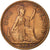 Coin, Great Britain, Elizabeth II, Penny, 1965, EF(40-45), Bronze, KM:897