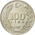 Coin, Turkey, 100 Lira, 1987, AU(55-58), Copper-Nickel-Zinc, KM:967