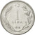 Moneda, Turquía, Lira, 1976, EBC, Acero inoxidable, KM:889a.2