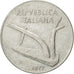 Coin, Italy, 10 Lire, 1977, Rome, AU(55-58), Aluminum, KM:93