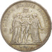 Coin, France, Hercule, 5 Francs, 1875, Bordeaux, VF(30-35), Silver, KM:820.2