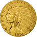 Vereinigte Staaten, Indian Head, $2.50, Quarter Eagle, 1914, Denver, KM 128