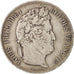 Moneda, Francia, Louis-Philippe, 5 Francs, 1833, Perpignan, BC+, Plata