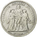 Coin, France, Hercule, 5 Francs, 1877, Bordeaux, VF(30-35), Silver, KM:820.2