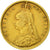 Gran Bretagna, Victoria, 1/2 Sovereign, 1892, BB, Oro, KM:766