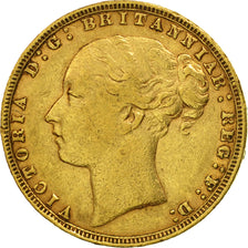 Gran Bretagna, Victoria, Sovereign, 1878, BB, Oro, KM:752