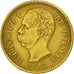 Italia, Umberto I, 20 Lire, 1882, Rome, MBC, Oro, KM:21