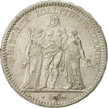 Coin, France, Hercule, 5 Francs, 1872, Paris, AU(55-58), Silver, KM:820.1