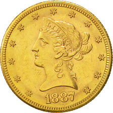 Vereinigte Staaten, Coronet Head, $10, Eagle, 1887, San Francisco, KM 102