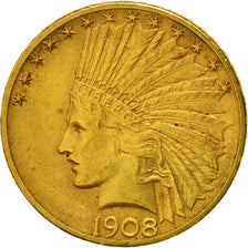 Münze, Vereinigte Staaten, Indian Head, $10, Eagle, 1908, U.S. Mint, Denver