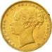 Moneda, Gran Bretaña, Victoria, Sovereign, 1880, MBC, Oro, KM:752