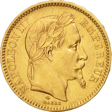 France, Napoléon III, 20 Francs, 1862, Paris, Or, KM:801.1