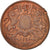 Munten, INDIA-BRITS, 1/2 Anna, 1835, FR+, Koper, KM:447.1