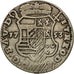 Munten, LUIK, John Theodore, Escalin, 6 Sols, 1753, Liege, FR, Zilver, KM:165