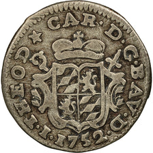 Coin, LIEGE, John Theodore, Plaquette, 1752, Liege, VF(30-35), Silver, KM:152