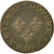 Moneta, Francia, Double Tournois, 1629, Paris, MB+, Rame, CGKL:396