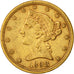 Moneta, Stati Uniti, Coronet Head, $5, Half Eagle, 1898, U.S. Mint, San