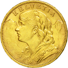 Munten, Zwitserland, 20 Francs, 1913, Bern, PR, Goud, KM:35.1