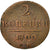 Moneda, Rusia, Paul I, 2 Kopeks, 1800, Ekaterinbourg, MBC, Cobre, KM:95.3