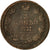 Moneda, Rusia, Alexander I, 2 Kopeks, 1818, Ekaterinbourg, MBC, Cobre, KM:118.3