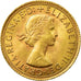 Münze, Großbritannien, Elizabeth II, Sovereign, 1965, VZ, Gold, KM:908